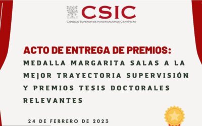 Follow the Margarita Salas Medal Award Ceremony on live streaming!